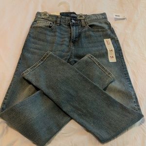 Boy's Old Navy straight blue jeans size 14